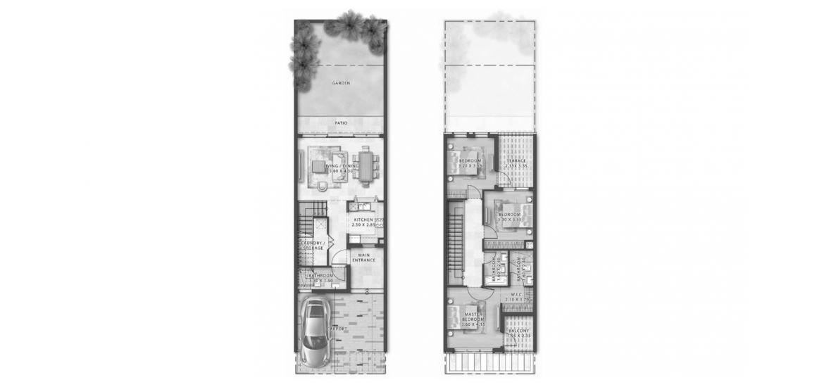 Floor plan «193sqm», 3 bedrooms in PORTOFINO