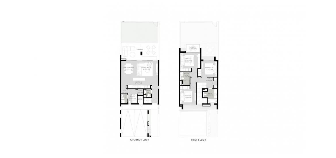 Floor plan «190SQM», 3 bedrooms in ORANIA AT THE VALLEY